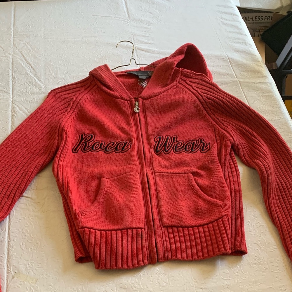 Throwback! Roca wear knit hoodie